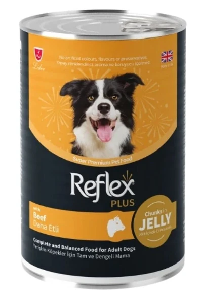 Reflex Konserve Köpek Maması Biftekli 400 Gr