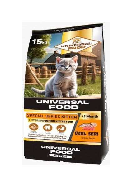 Universal Kitten Yavru Kedi Maması 15 Kg