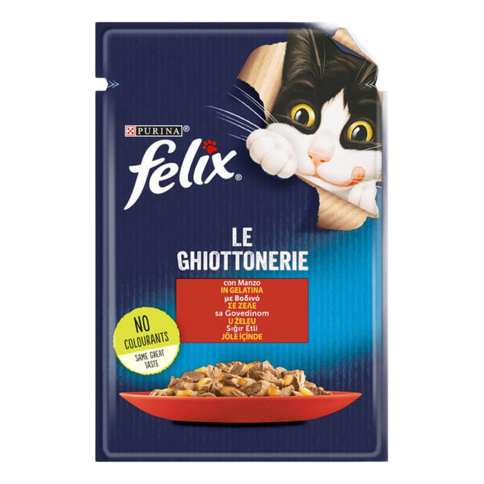 Felix Sığır Etli Yetişkin Kedi Konservesi 85Gr