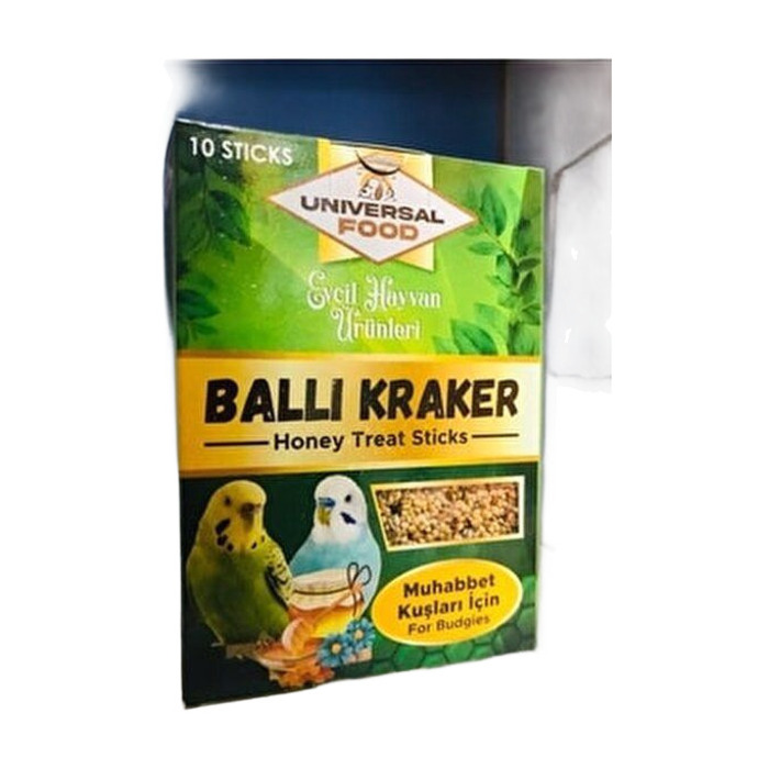 Universal Ballı Sticks Kuş Krakeri 10 Lu Paket