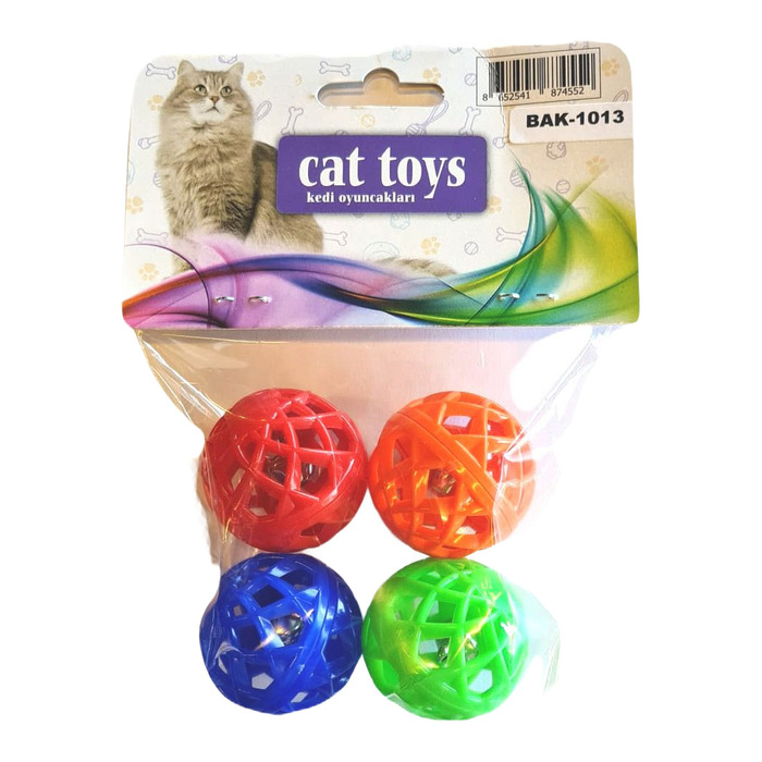 My Cat Kedi Topu Zilli 4 Adet