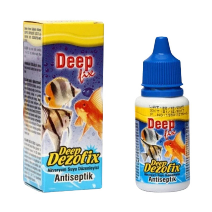 Deep Fix Akvaryum Su Hazırlayıcı / Dezenfektanı Dezofix 30 Ml
