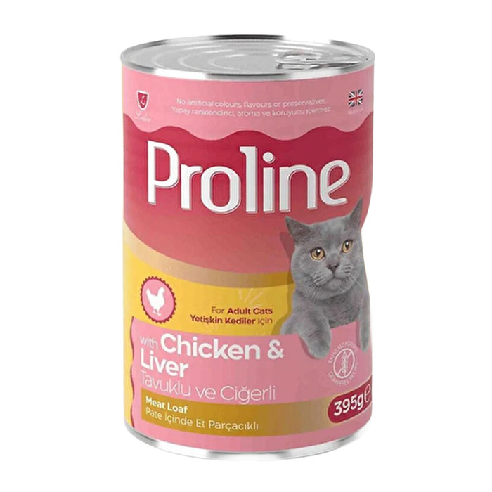 Proline Parça Tavuk Etli Ve Ciğerli Ezme Yetişkin Kedi Konservesi 395 Gr