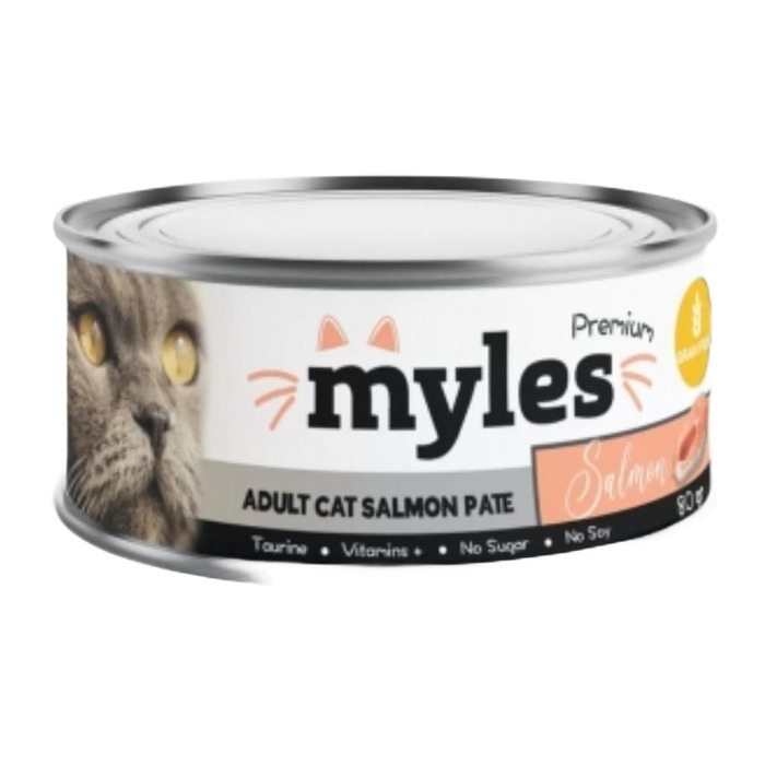 Myles Premium Somonlu Kedi Konservesi 80 Gr