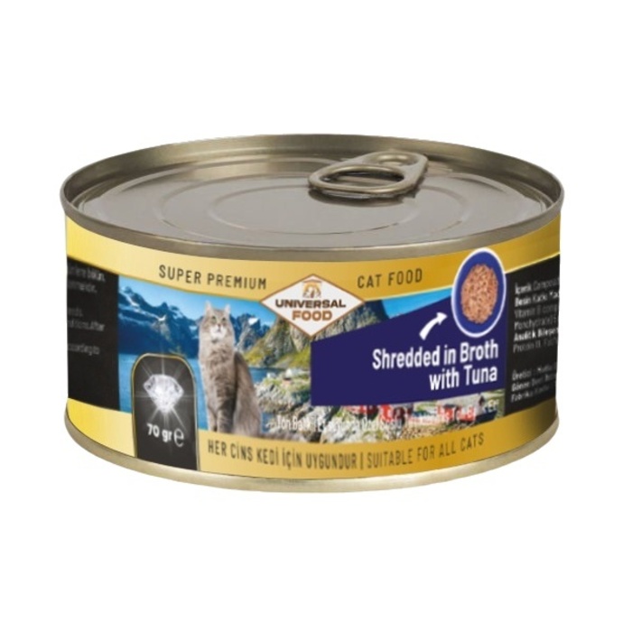 Universal Food Tiftiklenmiş Ton Balık Eti 70 Gr