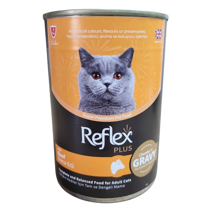 Reflex Konserve Kedi Maması Beeftekli 400 Gr