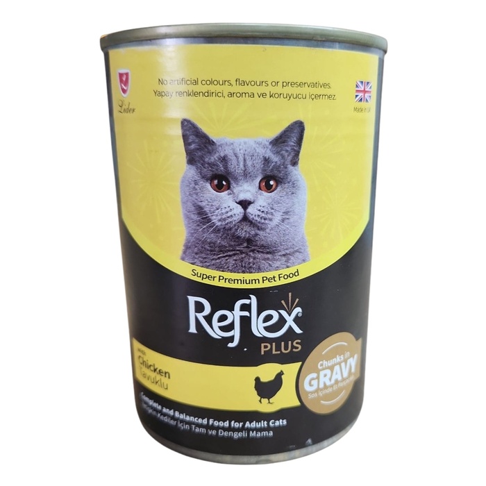 Reflex Konserve Kedi Maması Tavuklu 400 Gr
