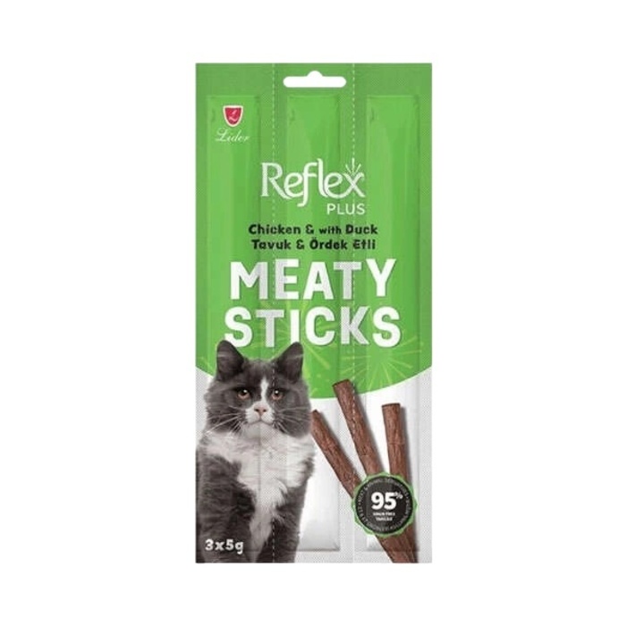 Reflex Meaty Sticks Tavuk Ve Ördek Etli Kedi Ödül Maması 3x5 Gr