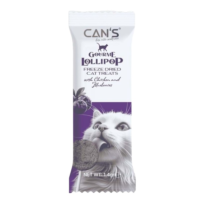 Can's Tavuklu Yaban Mersinli Kedi Lolipop