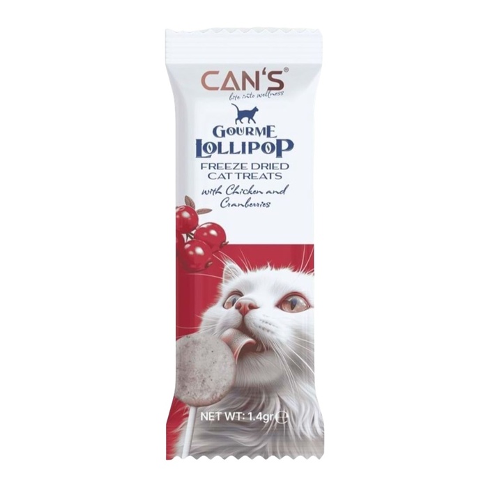 Can's Tavuklu Kızılcıklı Kedi Lolipop