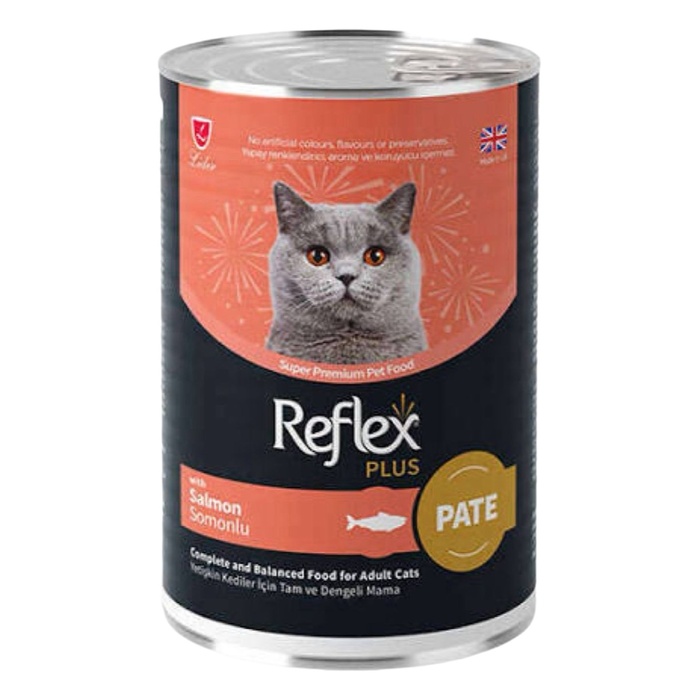 Reflex Somonlu Yetişkin Kedi Konserve Maması 400 Gr