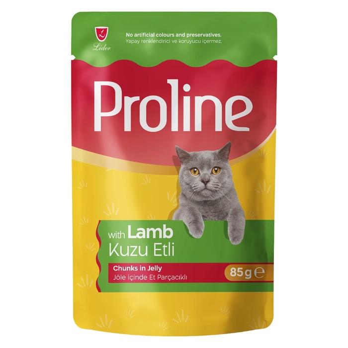 Proline Kedi Maması Yaş Pouch Kuzu Etli 85 Gr