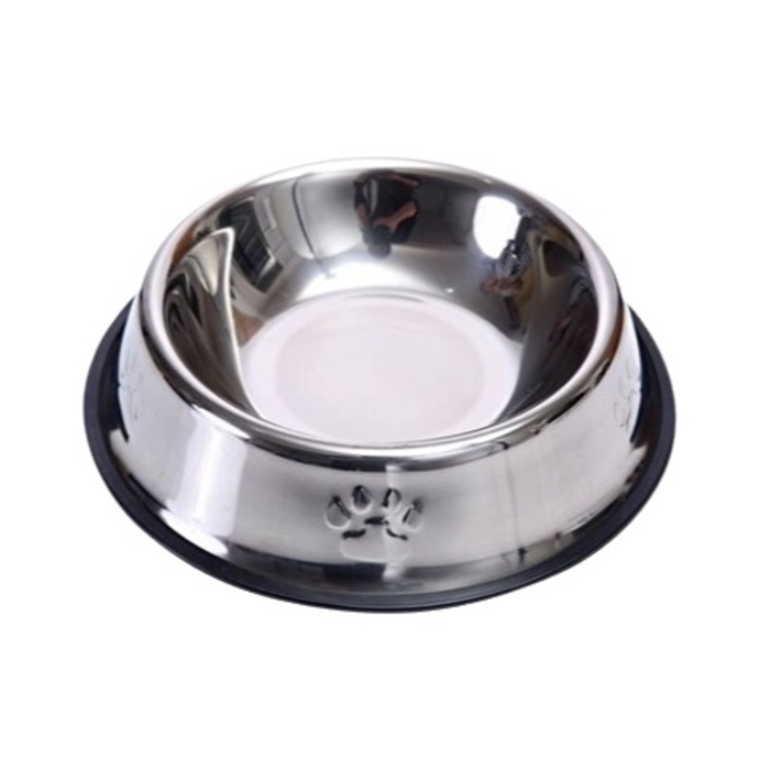 Pet Pretty Pati Desenli Çelik Mama Kabı 22 Cm