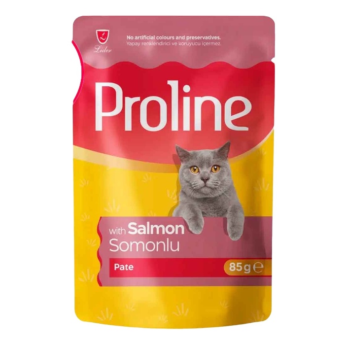 Proline Somonlu Kedi Pouch Yaş Mama 85 Gr