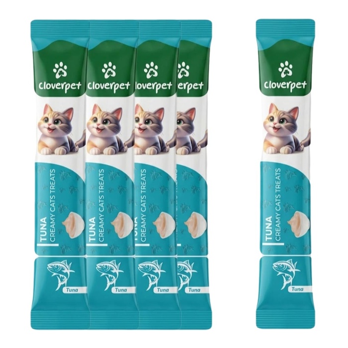 Cloverpet Ton Balıklı Kedi Ödül Kreması 14 Gr