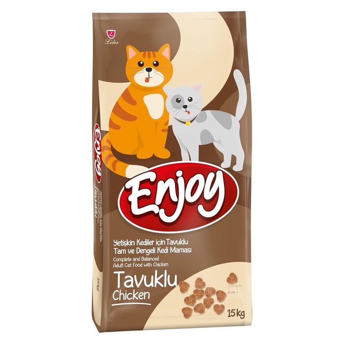 Enjoy Tavuklu Kedi Maması 15 Kg