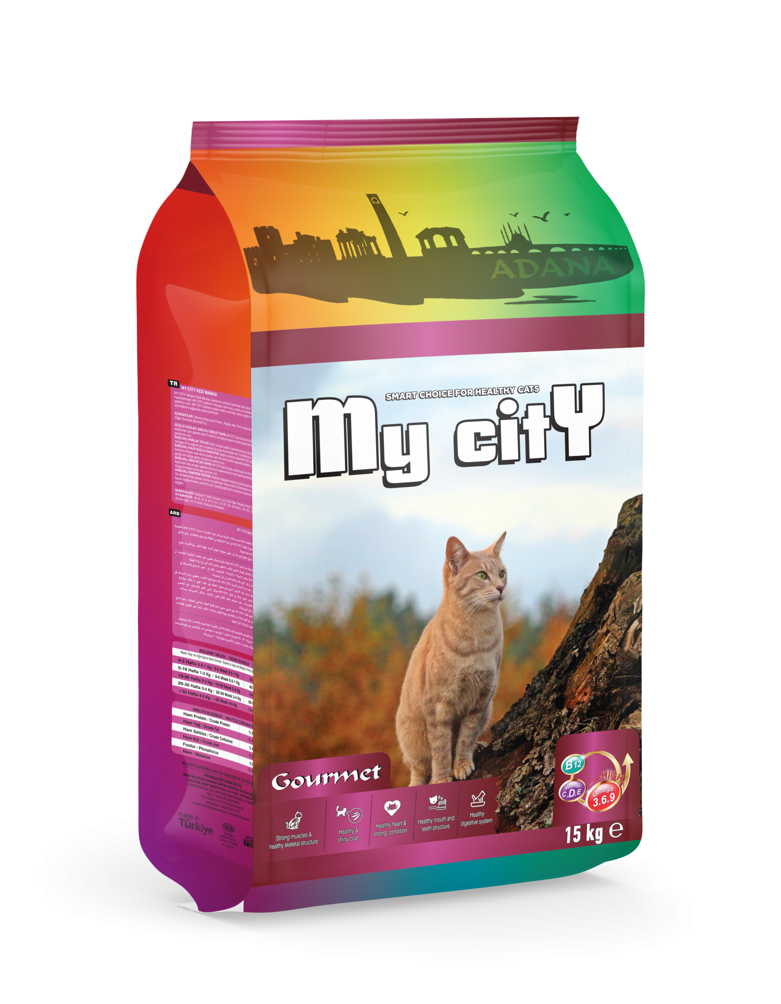 My City Yetişkin Gourmet Kedi Maması 15 Kg