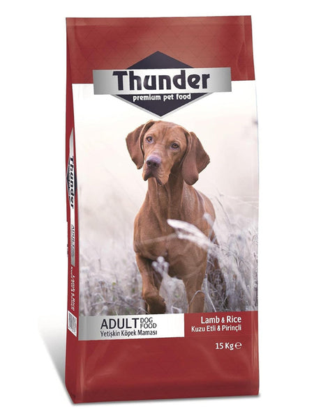 Thunder Kuzu Etli Pirinçli Yetişkin Köpek Maması 15 Kg