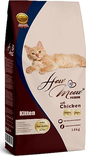 How Meow Yavru Tavuklu Kedi Maması 15 Kg